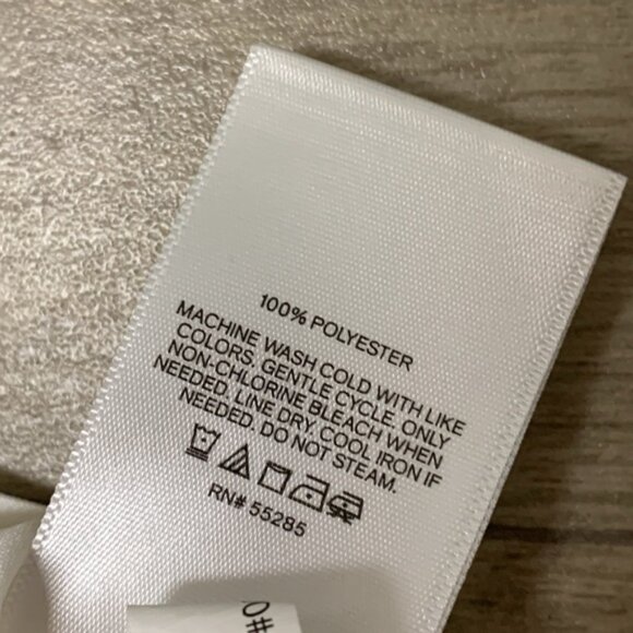 Womens Express Scallop Lining V-Neck Sleeveless Top Shirt - Picture 4 of 6